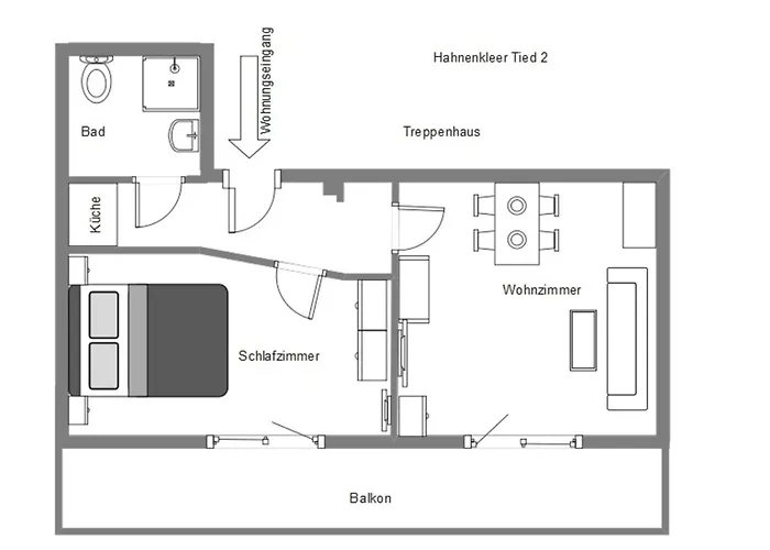 Hahnenkleer Tied 2 *